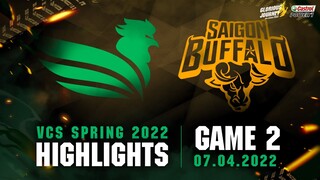 Highlights SGB vs SE [Ván 2][VCS Mùa Xuân 2022][07.04.2022]