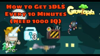 Growtopia How to get 3DLS every 10 Minutes (Need 1000 IQ)