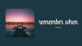 Remember When - Wallows (Lyrics)