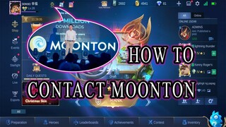 HOW TO CONTACT MOONTON REGARDING SWITCHING ACCOUNT ISSUES | MOBILE LEGENDS