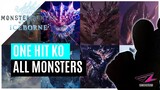 Monster Hunter World - How to one hit KO all monsters