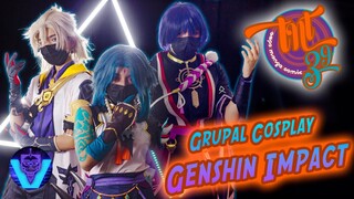 Grupal Cosplay: Genshin Impact, en Expo TNT 39