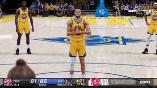 NBA 2K22 Ultra Modded Season | Warriors vs Raptors | Full Game Highlights 4th Qtr