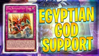 NEW EGYPTIAN GOD SUPPORT ! Potential Tech Cards !?! Yu-Gi-Oh