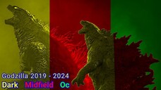 Dark Midfield Oc Fanmade Legendary Godzilla 2019 - 2024 Parte 2 Screen Time Master HM 1234 Gu