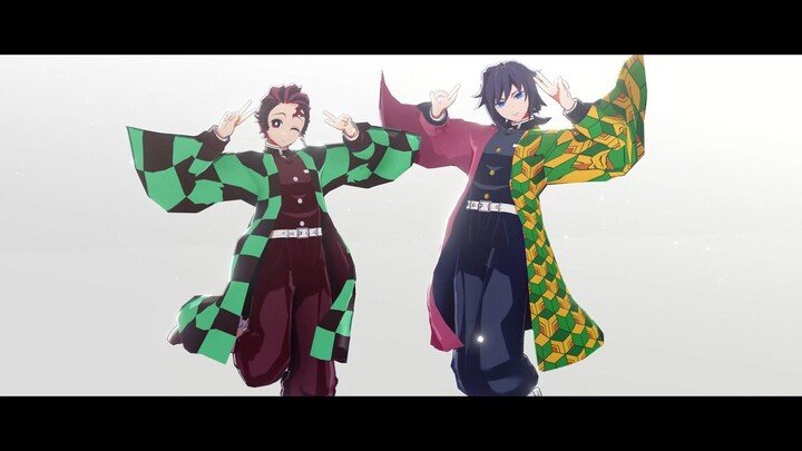 【Yuta MMD】V / flos 【Tomioka Giyu · Kamado Tanjiro】