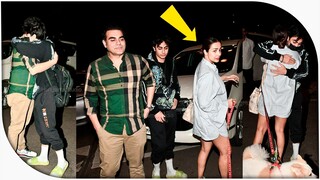 Malaika Arora IGNORES Ex-Husband Arbaaz Khan to Drop Arhaan Khan At Mumbai Airport