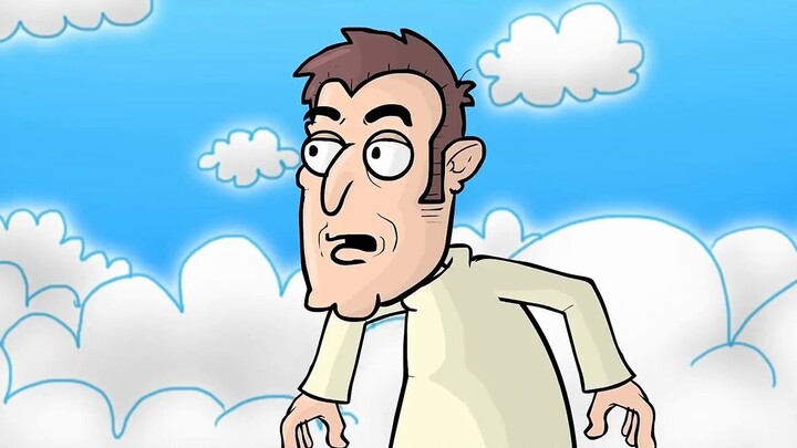 God forbids people with hair from going to heaven because he is bald! #Animation