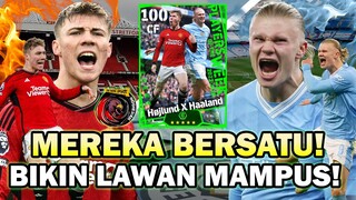 AMPUN! 2 STRIKER BESAR! HØJLUND X HALAAND BUAT LAWAN MAMPUS! MANTAP BRO!