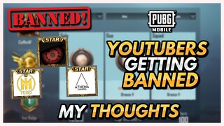 PUBG MOBILE BANNING YOUTUBERS (Midas, Athena, Coffin)