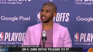 "It feels like holidays" - Chris Paul worships the Suns win over Pelicans Gm5, lead series 3-2