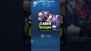 main saber roam bikin mage mm musuh coklat #mingodichallenge #mobilelegends
