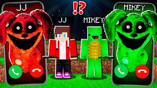 JJ Creepy DogDay vs Mikey DogDay CALLING at 3:00AM to MIKEY and JJ ! - in Minecraft Maizen