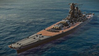 Modern Warships: Battleship YAMATO in farming Gold and Dollar.