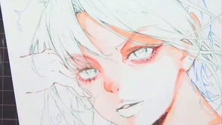 【JOJO】Gunakan pensil warna anak-anak untuk menggambar Jolyne yang kosong~