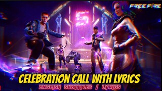 Free Fire 5th Anniversary Song with Subtitles 🎶 | Celebration Call | FreeFire Lobby Theme Song 2022