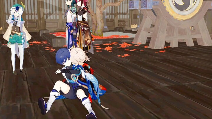 [Genshin Impact MMD/Maple] Hum, it's just the cunning Nantong (persecution of other wind men version