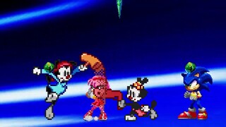 AN Mugen Request #1650: Wakko Warner & Dot Warner VS Sonic & Amy