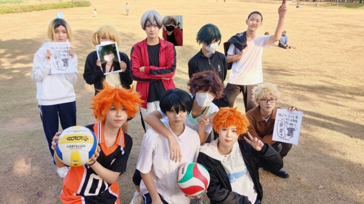 [Haikyuu! [cosplay team building] Hãy đến và xem một ngày trong cuộc sống của Haikyuu!! [Chúc các bạ