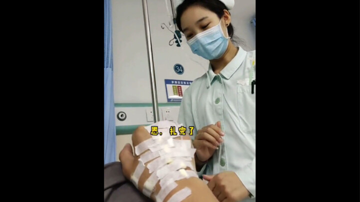 This head nurse is so gorgeous—by the end, anyone still watching is laughing their heads off!