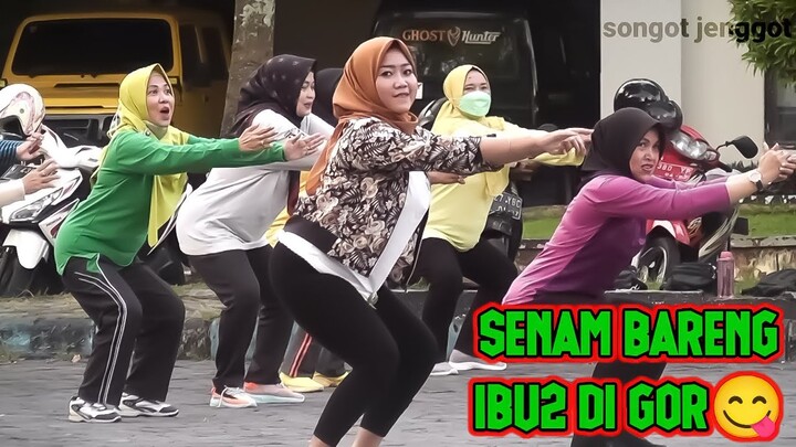 (vlog) senam kesegaran jasmani| vlog santai bareng ibu ibu gaes😅