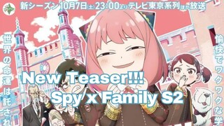 Keluarga Forger Kembali nih kangmas!! Spy x Family Season 2