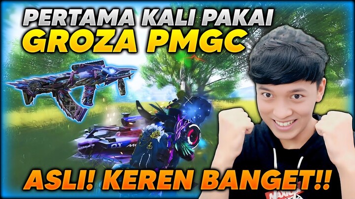 PERTAMA KALI PAKAI SKIN GROZA PMGC LIMITED , LANGSUNG JADI BURUAN PARA MUSUH ?! - PUBG MOBILE