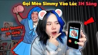 Đừng Gọi Mèo Simmy Vào Lúc 3H Sáng Vì Nó Siêu Kinh Dị Trong Roblox !!