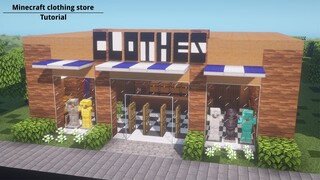 Minecraft tutorial: Clothing store