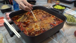 [VLOG Makanan dan Penyiaran Super Wanhui Chengdu AG] Setelah menyelesaikan hidangan hot pot ini, kam