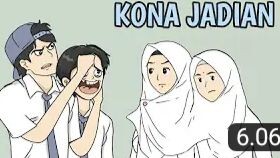 AKHIRNYA SI KONA JADIAN - Animasi sekolah