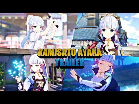 All trailer of Kamisato Ayaka in Genshin Impact
