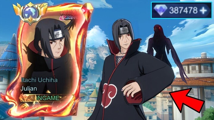 MOONTON THANK YOU FOR ITACHI UCHIHA NARUTO SKIN 🤯 HOW MUCH I SPEND TO GET THIS