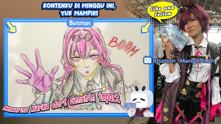 Mewarna Kafka dari Genshin Impact