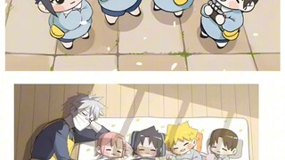 卡卡西带娃日常～四小只以后不可以打架哦