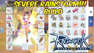 Severe Rainstorm!!! Build | Rain of Arrow Card Damage Test | Ragnarok Mobile Eternal Love