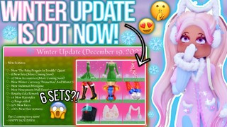 NEW WINTER UPDATE OUT! 6 NEW SETS & 10 ACCESSORIES! 😍❄️ ROBLOX Royalty Kingdom 2 Update