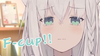 【白上吹雪】观众说她不是F-cup，好狐马上大哭