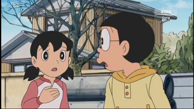 Doraemon Episode 274 - Melarikan Diri Dari Rumah Menakutkan Honekawa (Bahasa Melayu)