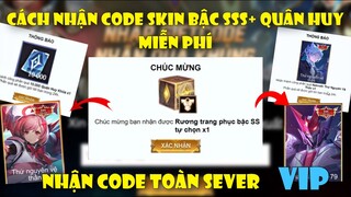 GiftCode Liên Quân | Nhập 3 CODE Mới Nhất Hôm Nay Nhận Quân Huy Và Skin Trang Phục SSS+ Ngon