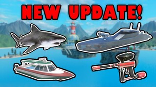 NEW COMBAT BOAT IN SHARKBITE 2 UPDATE! | ROBLOX