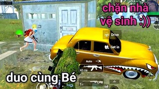 PUBG Mobile - Rủ Bé Chặn Cửa Hầm Boss Đón Team China | Định Chặn Cửa Gặp Ngay &quot;Lực Sĩ&quot; :D