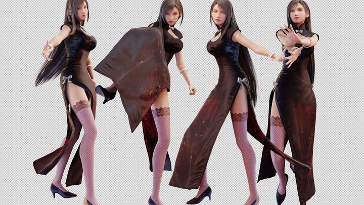 [MMD]Tarian Tifa Pakai Cheongsam-Final Fantasy VII|<MassDestruction>