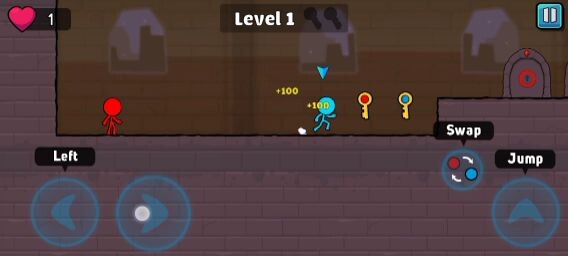 android game Red and Blue Stickman 2