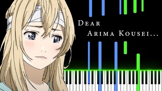 Hikaru Nara (Sad & Emotional Ver.) - Your Lie in April OP [Piano Tutorial]