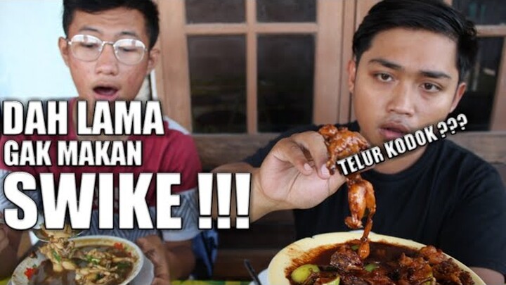 PERTAMA KALI MAKAN TELUR KODOK | DITRAKTIR MAKAN SWIKE | GILA LU NDRO !!!