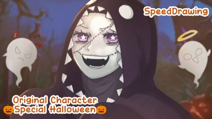 SpeedDrawing Special Halloween X Original Character🎃✨