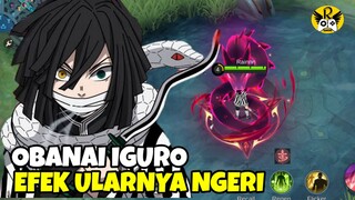 Tanda Pemburu Iblisnya Bangkit di Land Of Down - Skin Obanai Iguro Mobile Legends