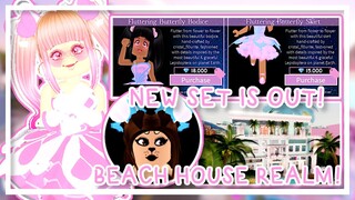 ☀️😎 NEW BEACH HOUSE + FLUTTERING BUTTERFLY SET IS OUT! // Roblox Royale High