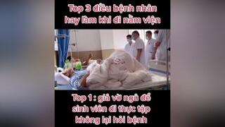 Chỉ sinh viên Y mới hiểu. Đi lâm sàng mới mở miệng hỏi bệnh được 2 câu, bệnh nhân kêu hỏi gì lắm thế kk sinhvienyduoc yhoc doctor foryou vuinhon